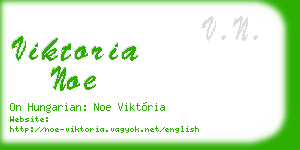 viktoria noe business card